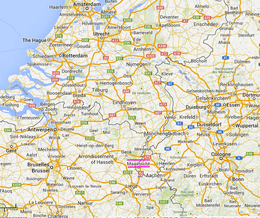 Maastricht-map