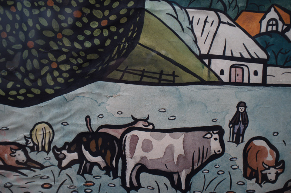 Franz von Zulow: Design for a glass window (1904)