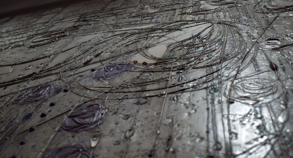 Margaret Macdonald Mackintosh: The Seven Princesses (1906) - the frieze was inspired by a fairy tale by Maurice Maeterlinck for the music salon in the Waerndorfer House in Glasgow