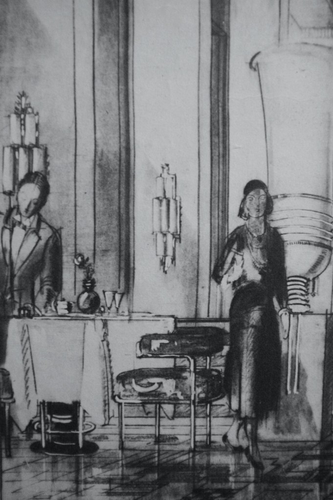 09 Restaurant %22Le 9e%22 of Eacton & Co. dept store, Montreal 1930-1931 designed by Jacques Carlua25bw