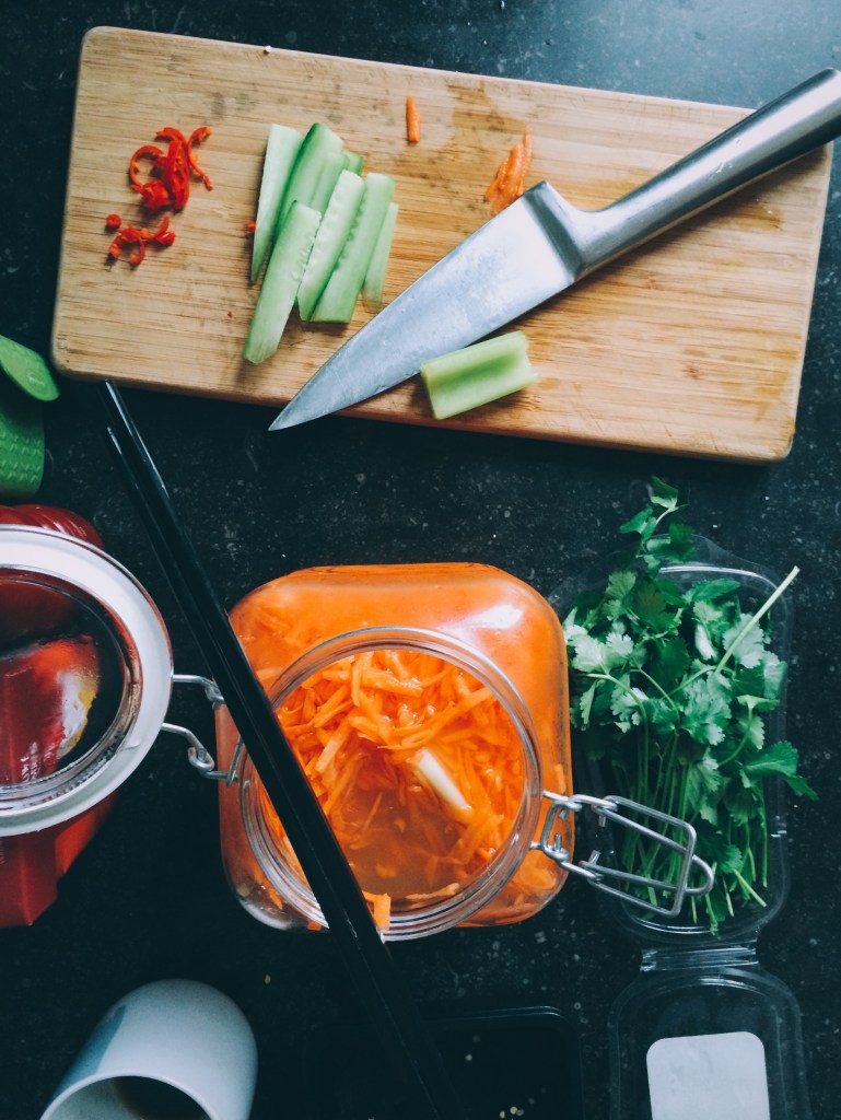 Pickled celery & carrot