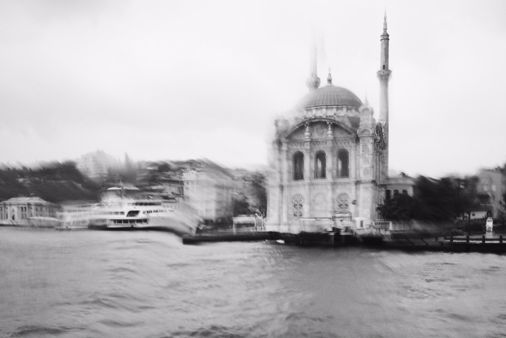 Istanbul - Bosphorus on a rainy day