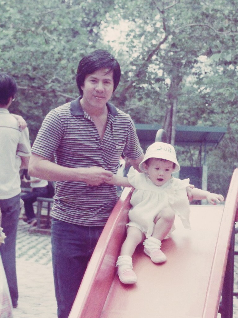 Dad and I at Singapore Zoo