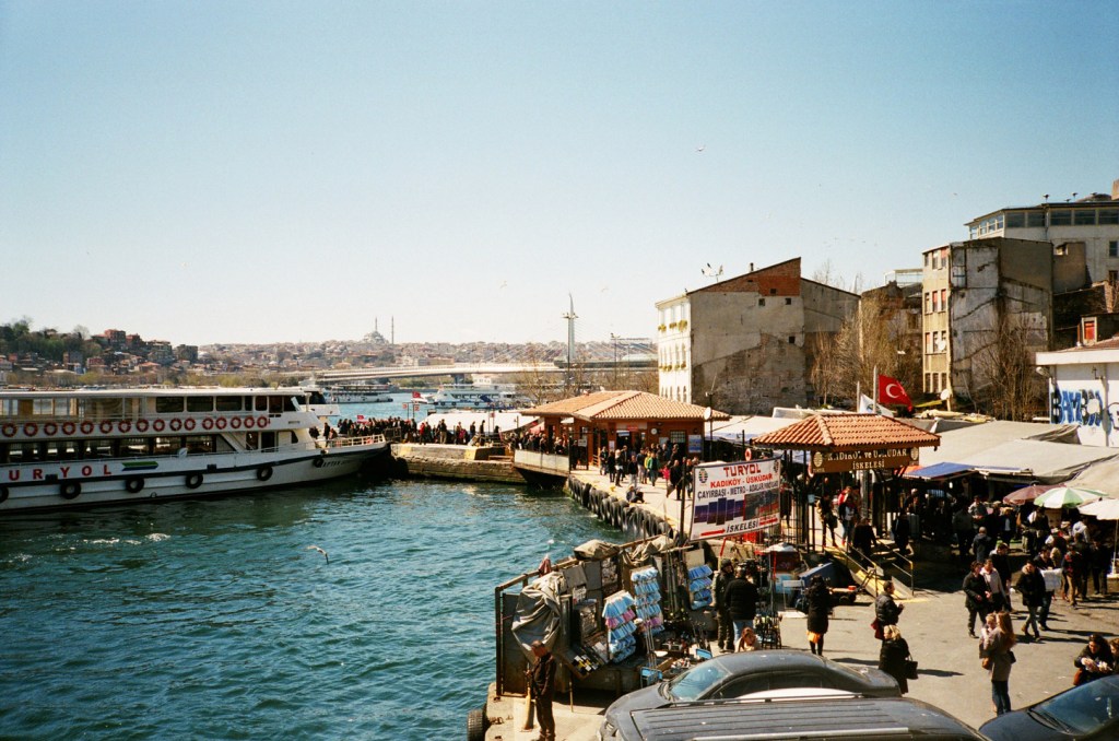 Karaköy waterfront as seen from Galata Bridge