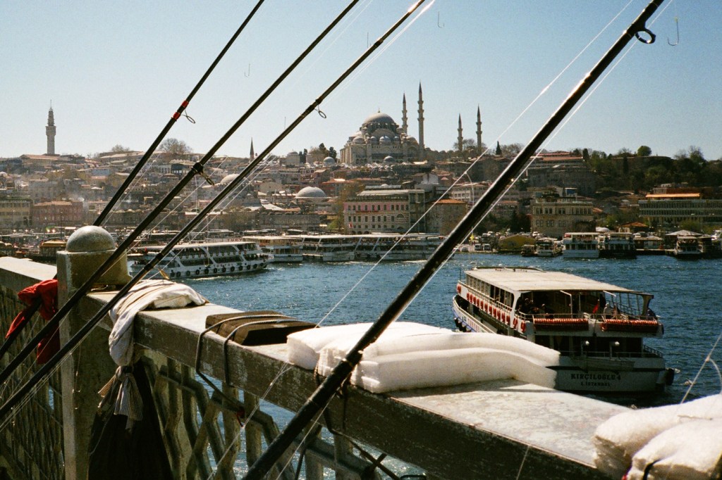 View from Galata Bridge: Istanbul is home to more than 3,000 mosques, including a small handful of imperial mosques which were commissioned by members of the Ottoman royal family. Only the imperial mosques are allowed to have more than one minaret. 