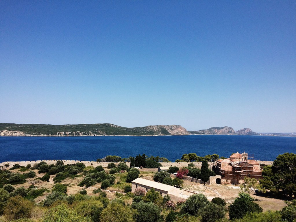 View from Niokastro (New Navarino castle)
