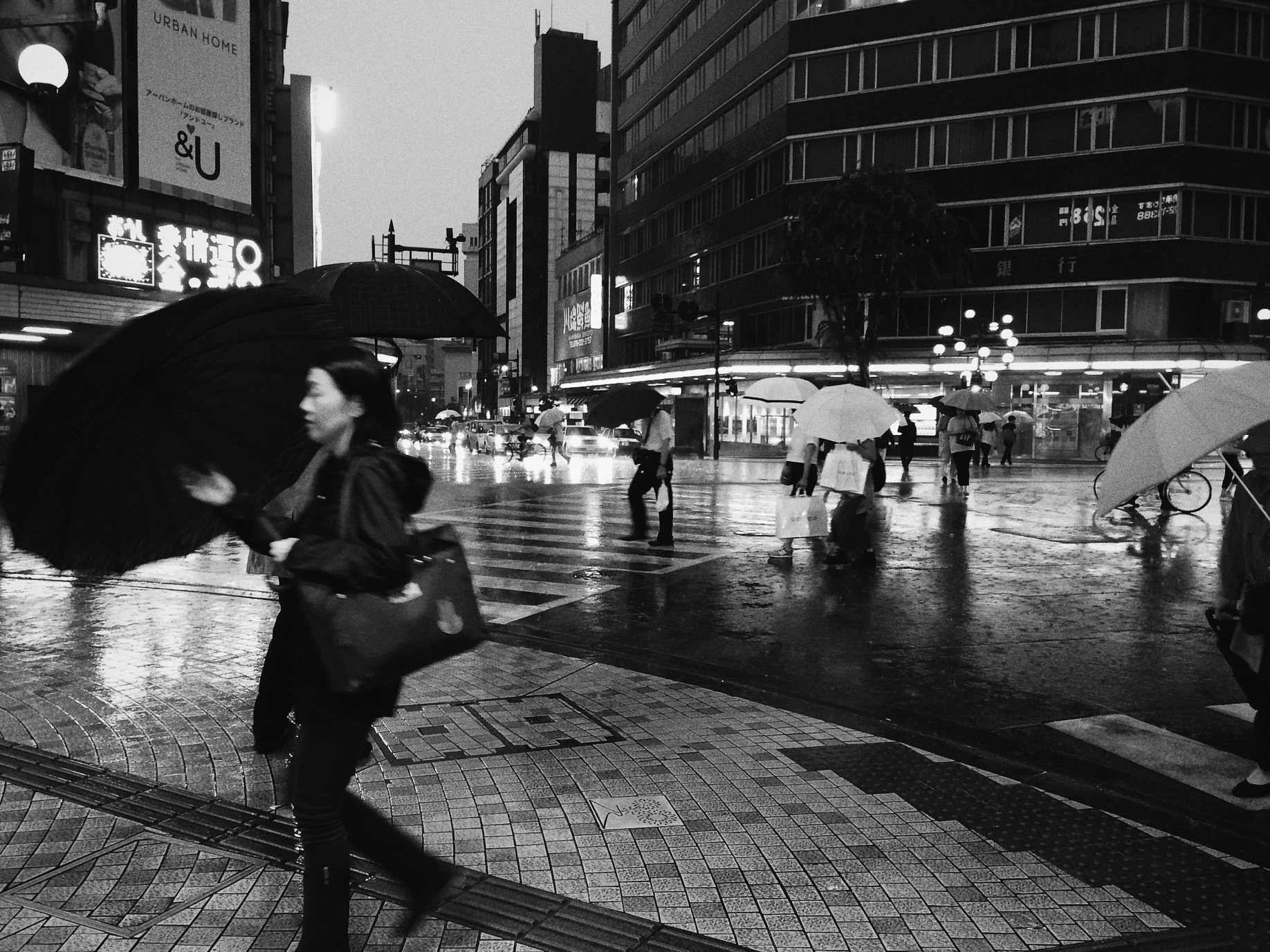 Rainy day - Kata-matchi, Kanazawa