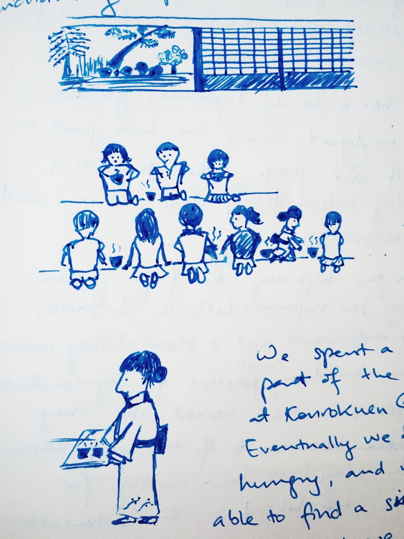 Shiguretei Tea House - sketch