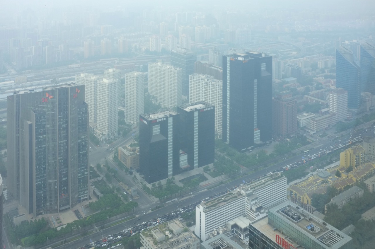 View from China World Summit Wing Hotel